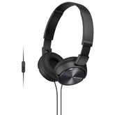 Sony MDR-ZX310AP ZX Series Wired On Ear Headphones with mic, Black - Like New